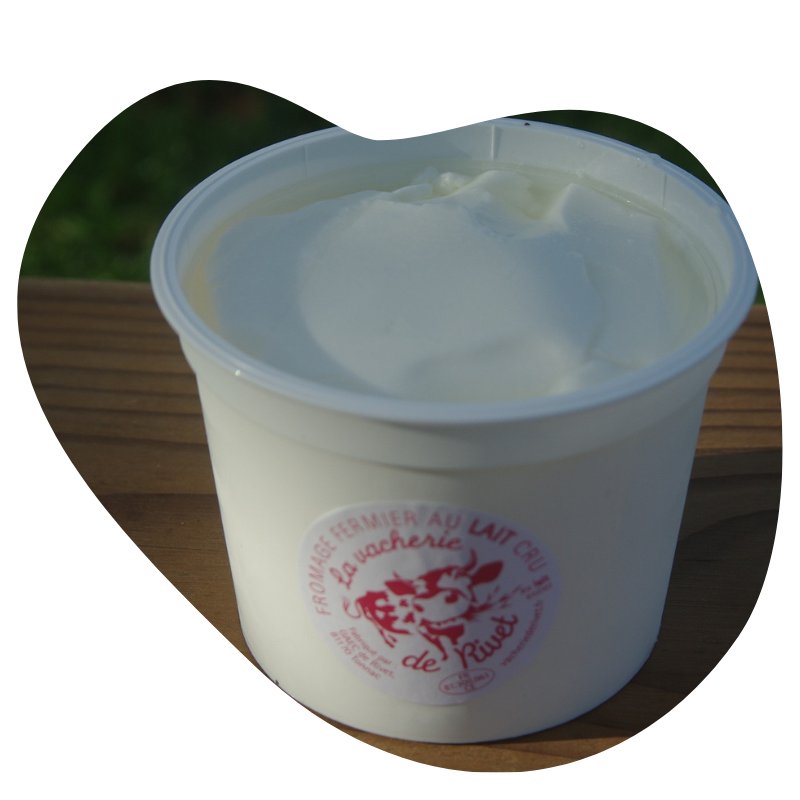 Fromage faisselle lait cru bio Tarn