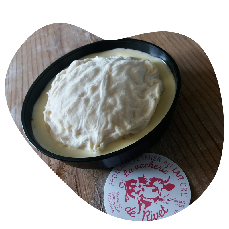 Fromage la jolie fleur bio Tarn
